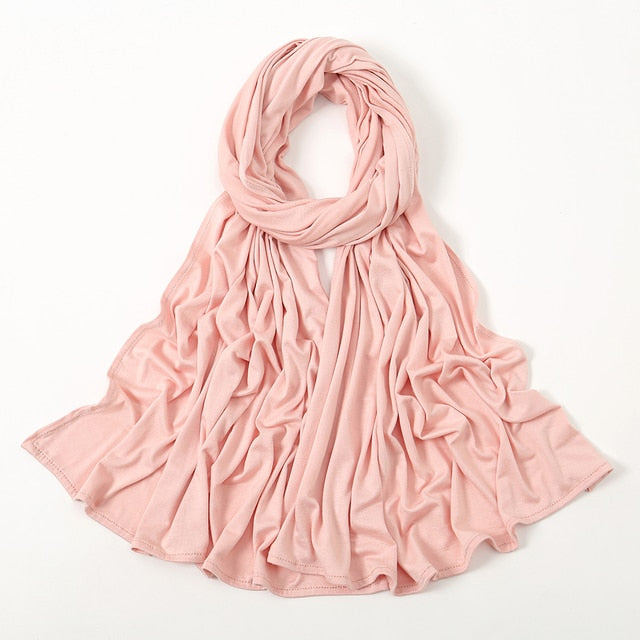 Soft Stretchy Premium Jersey Hijab - Skin