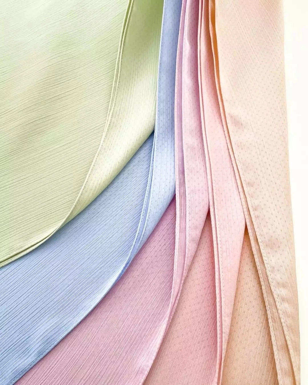 Satin Silk Dotted Hijab Scarf