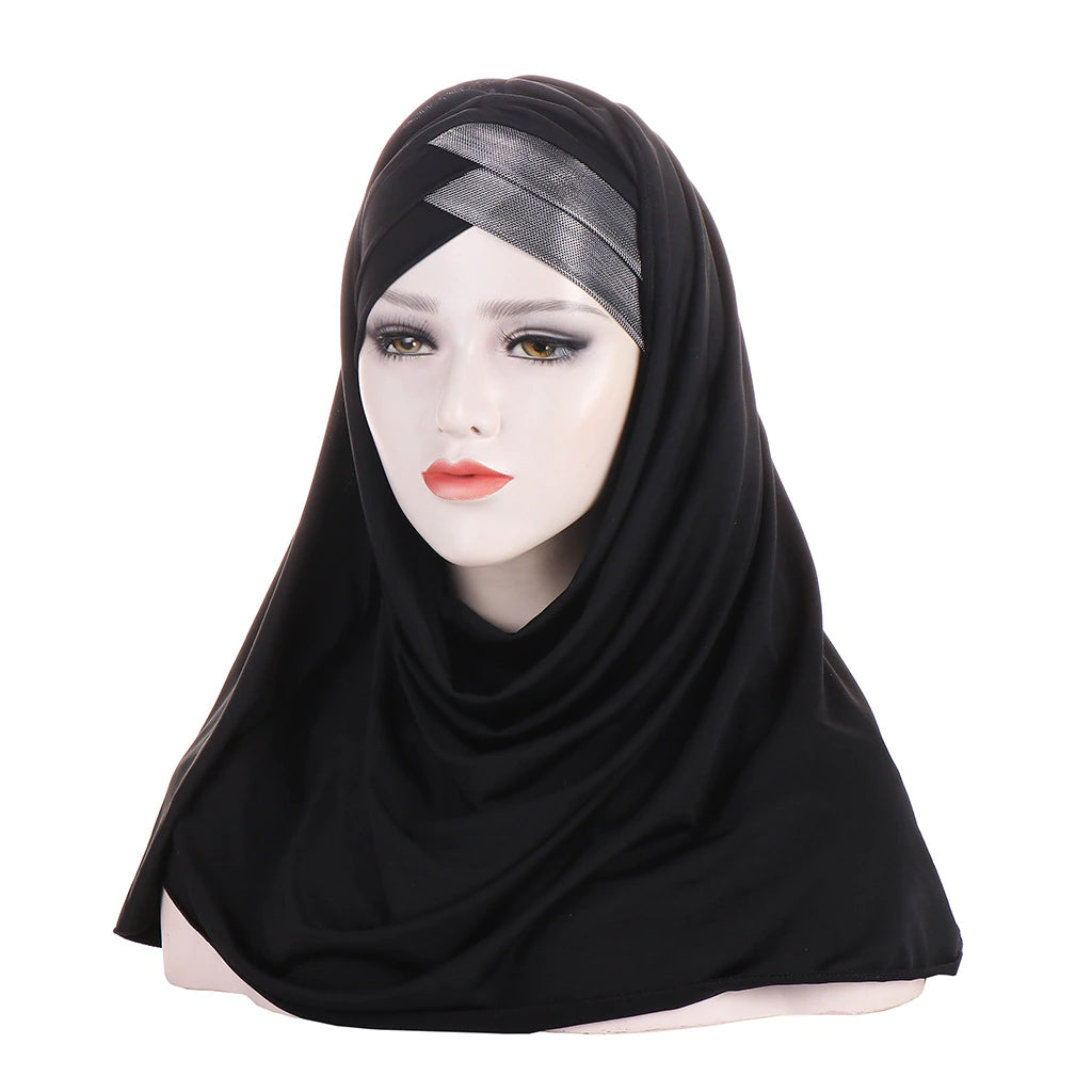 Instant Jersey Glitter Hijab