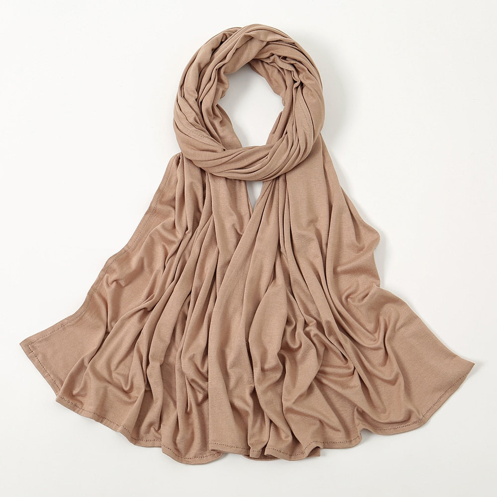 Soft Stretchy Premium Jersey Hijab - Premium Quality for Comfort and Style