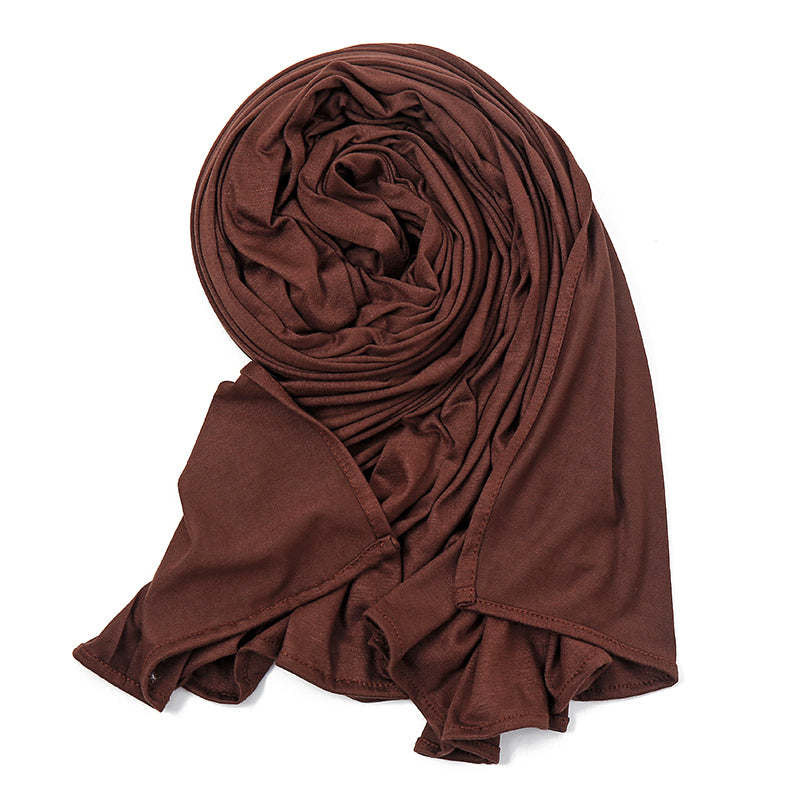 The Instant Caramel Jersey Hijab Scarf by Suriah Scarves