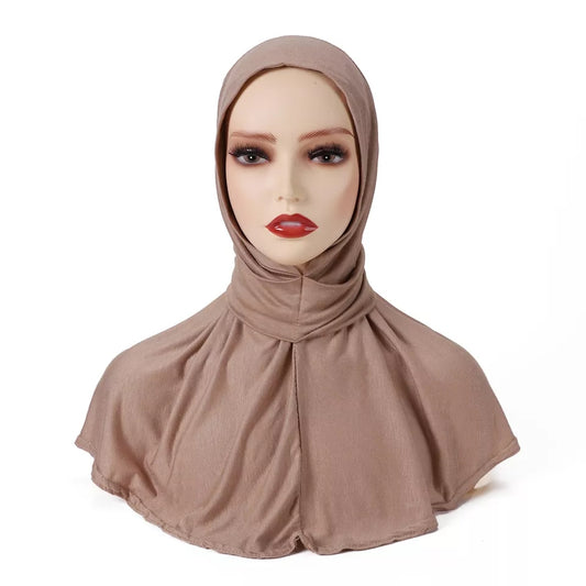 Instant Hijab Adjustable Undercap Full Neck Coverage