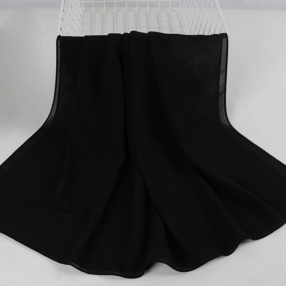 Black Premium Chiffon