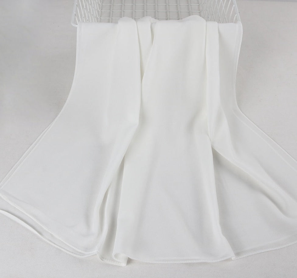 Off-White Premium Chiffon