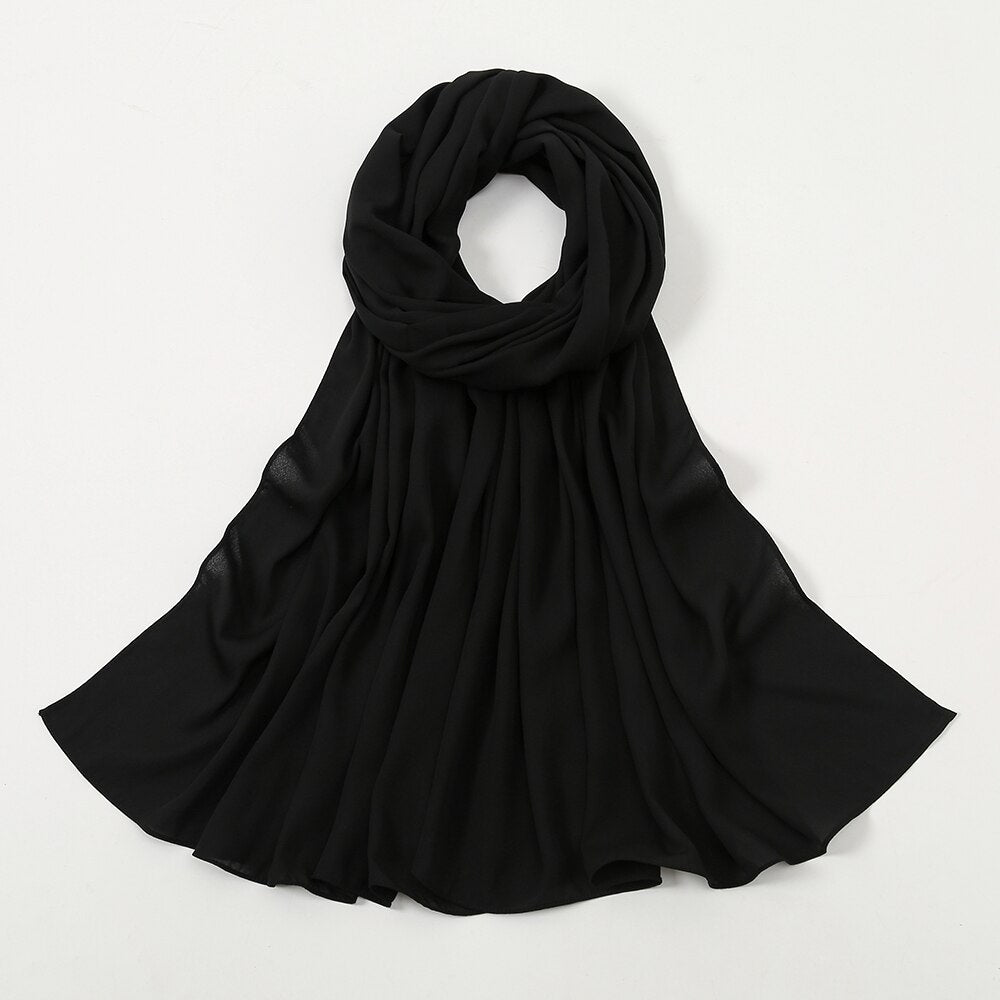 Black Premium Chiffon