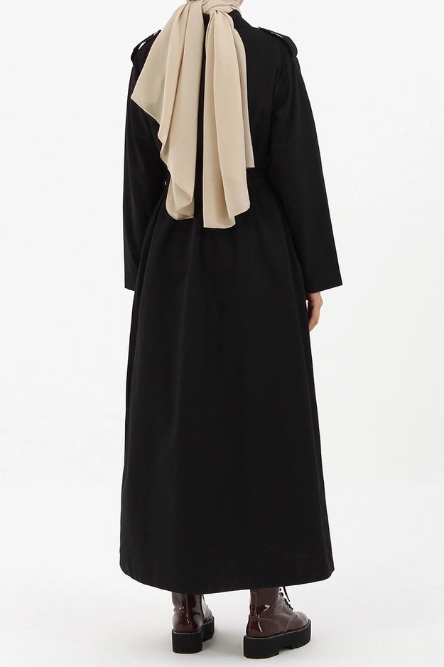 Modest Casual Abaya - Black