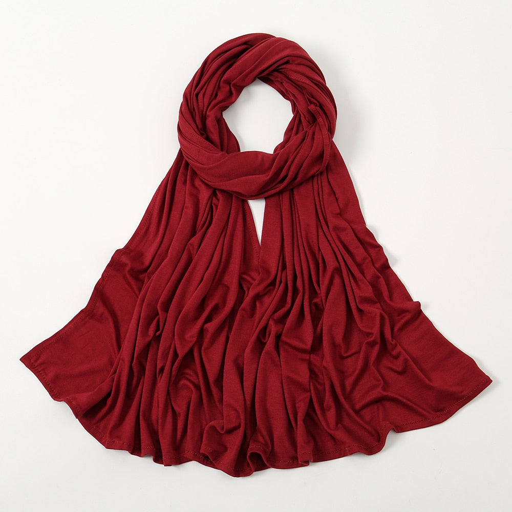 Soft Stretchy Premium Jersey Hijab - Shades of Red