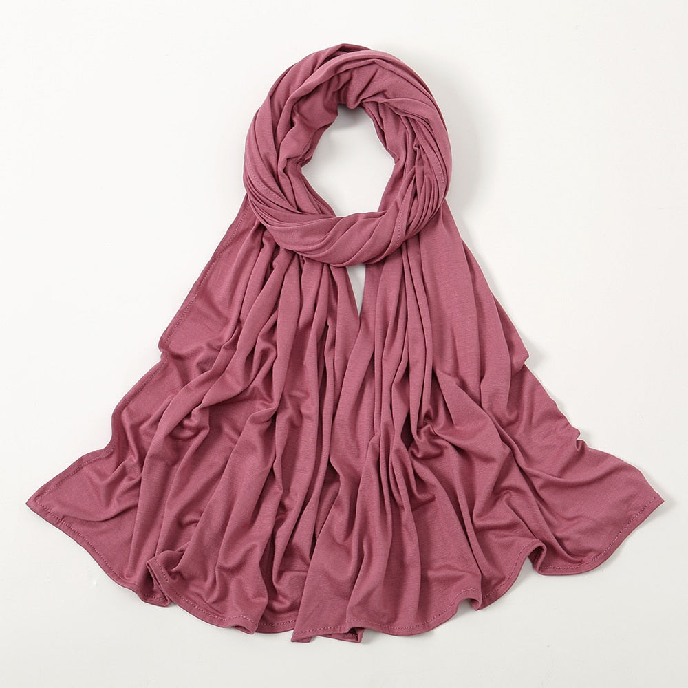 Soft Stretchy Premium Jersey Hijab - Shades of Mauve